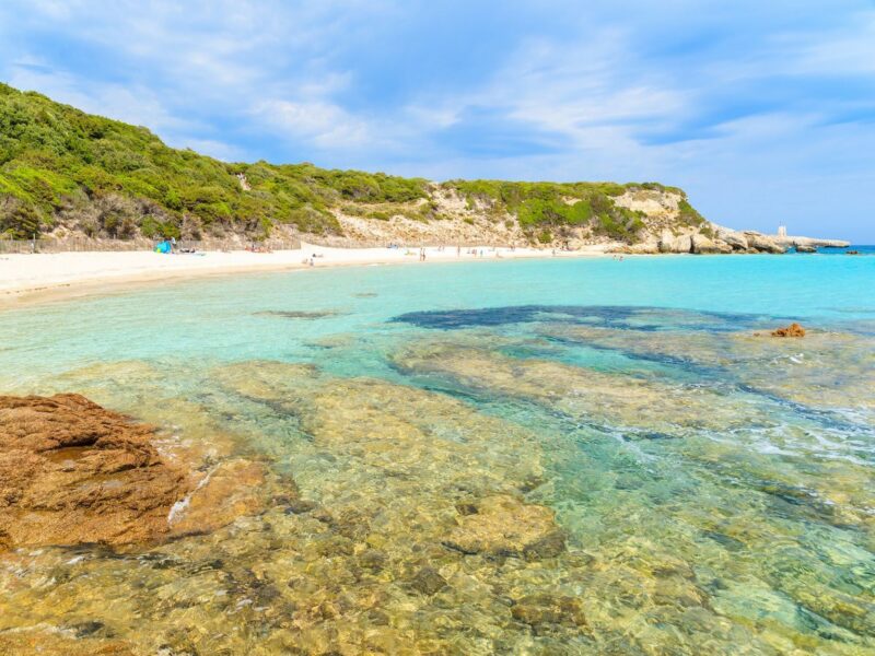 Beach Grande Sperone Corsica Catamaran Cruise